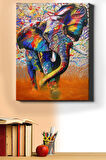 Sayılarla Boyama Seti Kasnaklı Afrika Fili 60 X 75 Cm
