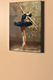 Sayılarla Boyama Seti Kasnaklı Siyahlı Balerin 50 X 65 Cm