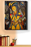 Sayılarla Boyama Seti Kasnaklı Kadın Ve Çocuk 40 X 50 Cm