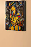 Sayılarla Boyama Seti Kasnaklı Kadın Ve Çocuk 40 X 50 Cm