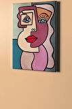 Sayılarla Boyama Seti Kasnaklı Soyut Bakış 40 X 50 Cm