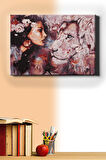Sayılarla Boyama Seti Kasnaklı Aslan Ve Kadın 40 X 50 Cm