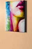Sayılarla Boyama Seti Kasnaklı Gökkuşağı Kadın 60 X 75 Cm