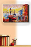 Sayılarla Boyama Seti Kasnaklı Iskelede Bekleyiş 40 X 50 Cm