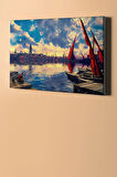 Sayılarla Boyama Seti Kasnaklı Uzaktan Galata Kulesi 60 X 75 Cm