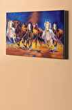 Sayılarla Boyama Seti Kasnaklı Vahşi Atlar 40 X 50 Cm