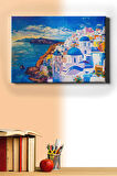 Sayılarla Boyama Seti Kasnaklı Akdeniz Sahili 40 X 50 Cm