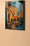 Sayılarla Boyama Seti Kasnaklı Cafeler Sokağı 40 X 50 Cm