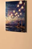 Sayılarla Boyama Seti Kasnaklı Işıklı Manzara 40 X 50 Cm