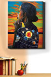 Sayılarla Boyama Seti Kasnaklı Kozmik Hayal 60 X 75 Cm