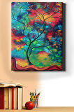 Sayılarla Boyama Seti Kasnaklı Göğü Boyayan Ağaç 40 X 50 Cm