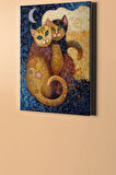 Sayılarla Boyama Seti Kasnaklı Sevgili Kediler 40 X 50 Cm
