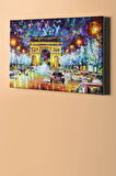 Sayılarla Boyama Seti Kasnaklı Paris Şehir Işıkları 40 X 50 Cm