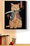 Sayılarla Boyama Seti Kasnaklı Samuray Kedi 50 X 65 Cm