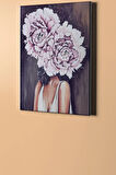 Sayılarla Boyama Seti Kasnaklı Gül Kadın 3 40 X 50 Cm