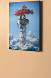 Sayılarla Boyama Seti Kasnaklı Taşların Üstünde Ev 40 X 50 Cm