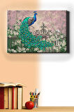 Sayılarla Boyama Seti Kasnaklı Tavus Kuşu 50 X 65 Cm
