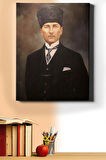Sayılarla Boyama Seti Kasnaklı Kalpaklı Atatürk 40 X 50 Cm