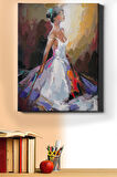 Sayılarla Boyama Seti Kasnaklı Kemancı Kız 60 X 75 Cm