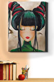 Sayılarla Boyama Seti Kasnaklı Japon Kızın Düşü 60 X 75 Cm
