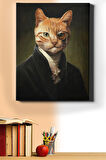 Sayılarla Boyama Seti Kasnaklı Kedi Ve Asalet 50 X 65 Cm