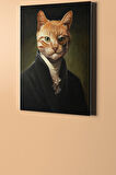 Sayılarla Boyama Seti Kasnaklı Kedi Ve Asalet 60 X 75 Cm