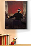 Sayılarla Boyama Seti Kasnaklı Bardaki Gizemli Adam 60 X 75 Cm