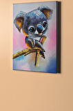 Sayılarla Boyama Seti Kasnaklı Minik Koala 40 X 50 Cm