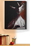 Sayılarla Boyama Seti Kasnaklı Semazen 40 X 50 Cm
