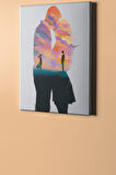 Sayılarla Boyama Seti Kasnaklı Aşka Özlem 50 X 65 Cm