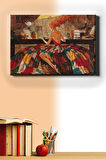 Sayılarla Boyama Seti Kasnaklı Rengarenk Elbise 60 X 75 Cm