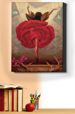 Sayılarla Boyama Seti Kasnaklı Gül Giyen Kadın 60 X 75 Cm