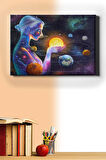 Sayılarla Boyama Seti Kasnaklı Avuçlarda Güneş 60 X 75 Cm