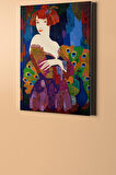Sayılarla Boyama Seti Kasnaklı Güzel Kadın 40 X 50 Cm