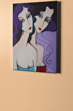 Sayılarla Boyama Seti Kasnaklı Ikiz Kız Kardeş 40 X 50 Cm