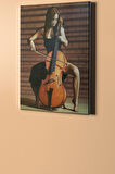 Sayılarla Boyama Seti Kasnaklı Kadın Müzik Sevgis 60 X 75 Cm