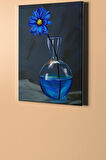 Sayılarla Boyama Seti Kasnaklı Mavi Ve Çiçek 40 X 50 Cm