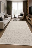 Norella Home Bohem Dokulu Kaymaz Taban Halı 200x300 cm Krem Bej