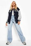 Unisex Oversize YALE Bomber Kolej Ceket