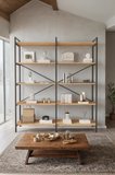 Nilamu Çam 150 Cm Kitaplık, Organizer, Ofis, Ev, 5 Raflı Kitaplık 150*170*34 Cm