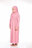 ÇOCUK NAMAZ KIYAFETİ-PEMBE (9-12YAŞ)