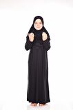 ÇOCUK NAMAZ KIYAFETİ-SİYAH(12-14YAŞ)