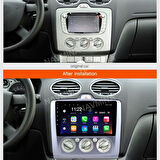 FORD FOCUS 2 CONNECT 2007-2011 MANUEL KLİMA UYUMLU 9 inç 4-64 GB MULTİMEDYA
