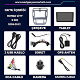 HONDA CİTY 2009-2012 DİJİTAL KLİMA UYUMLU 9 inç 4-64 GB MULTİMEDYA