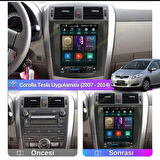 TOYOTA COROLLA 2007-2011 UYUMLU 9.7 inç TESLA 6-128 GB MULTİMEDYA