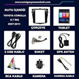 TOYOTA COROLLA 2007-2011 UYUMLU 9.7 inç TESLA 6-128 GB MULTİMEDYA