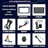 TOYOTA COROLLA 2007-2011 KÜÇÜK ÇERÇEVE 4-64 GB MULTİMEDYA