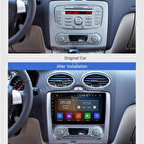FORD FOCUS 2 CONNECT DİJİTAL KLİMA 2007-2011 UYUMLU 9 İNÇ 4-32 GB MULTİMEDYA