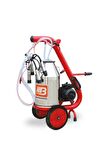 L Model Tekli Inek Sağım Makinesi - Kuru - Paslanmaz 40lt. 240cc