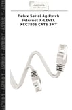 Delux Serisi Ag Patch İnternet X-LEVEL XCC7806 CAT6 3MT